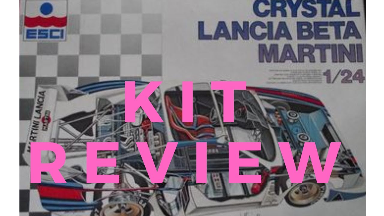 ITA Lancia beta Montecarlo martini 1 24 esci kit review italiano