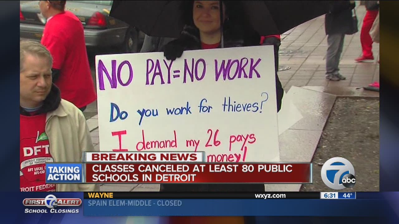 90 Detroit Public Schools closed Tuesday due to sick-out