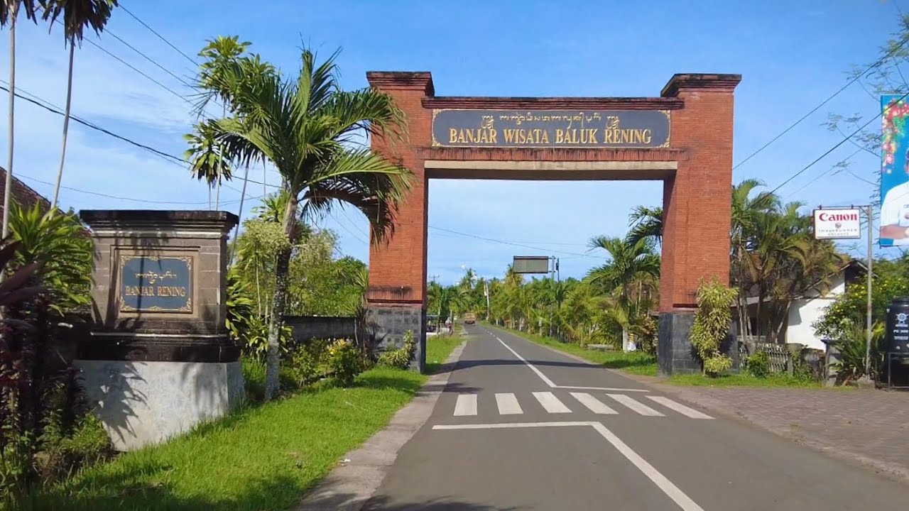 Jalan Jalan di Desa Wisata Baluk Rening Menuju ke Pantai #bali