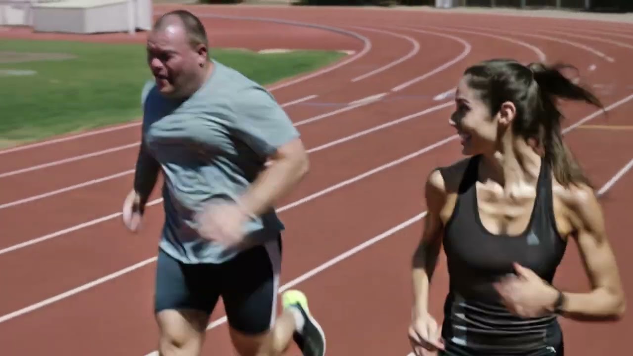 Matched on SparkFit Then She Smoked Him on the Track 🏃&zwj;♀️💨💀