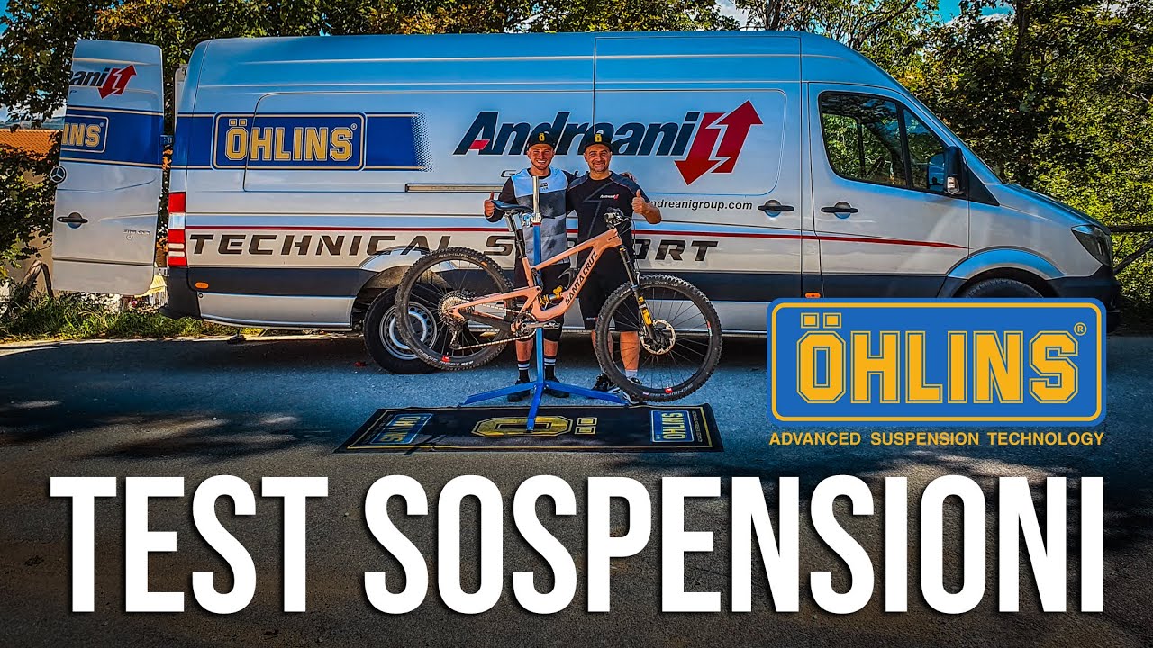 TEST SOSPENSIONI OHLINS MTB - ANDREANI GROUP