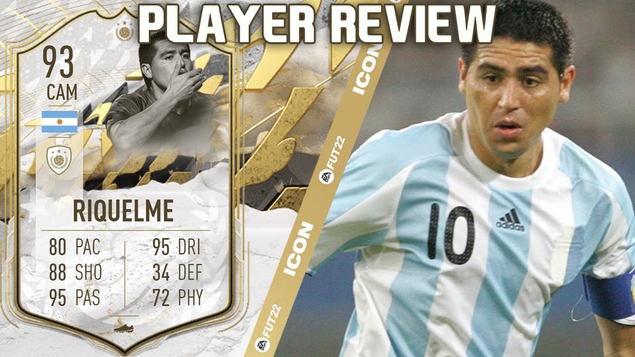 EL ULTIMO DIEZ! 🇦🇷 93 ICON MOMENTS RIQUELME PLAYER REVIEW! FIFA 22 ULTIMATE TEAM
