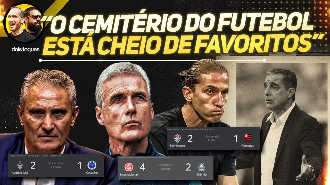 ⚠️FAVORITOS FLAMENGO, CRUZEIRO E GRÊMIO TOMAM CHOQUE DE REALIDADE DE FLU, GALO E INTERNACIONAL