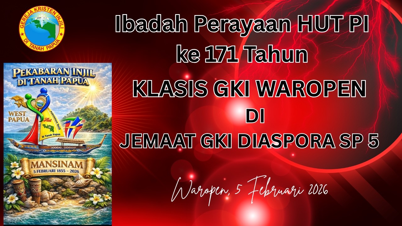 Ibadah Perayaan Hut Pi Ke 171 Tahun_ 5 Februari 2026_ Klasis Gki Waropen #ibadah #hutpi171