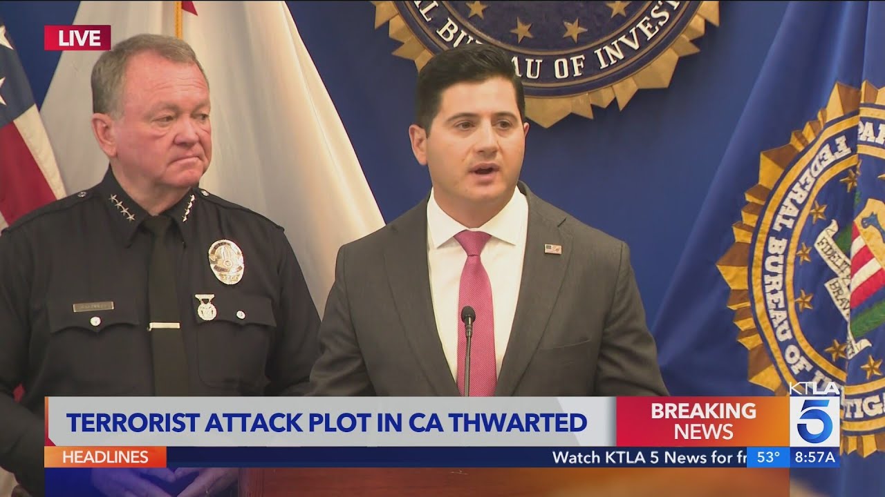 Federal, local authorities discuss alleged New Year Eve terrorist attack thwarted in California