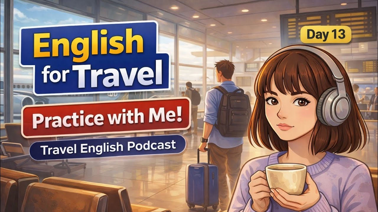 Travel & Speak English — Airport Shadowing for Confidence🎧🎙️Part 2 