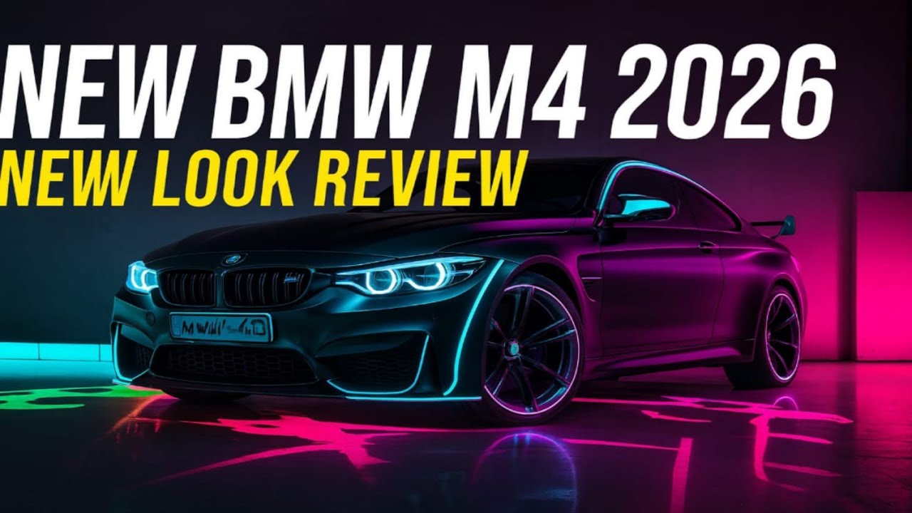 New BMW m4 2026 new look review.