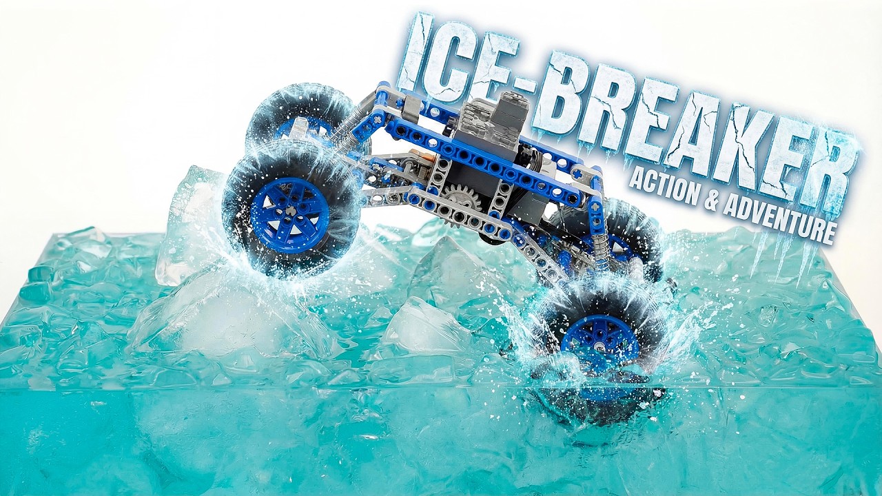 Epic Pass or Fall? Breaking Ice Water with LEGO Car | AM Bricks Challenge