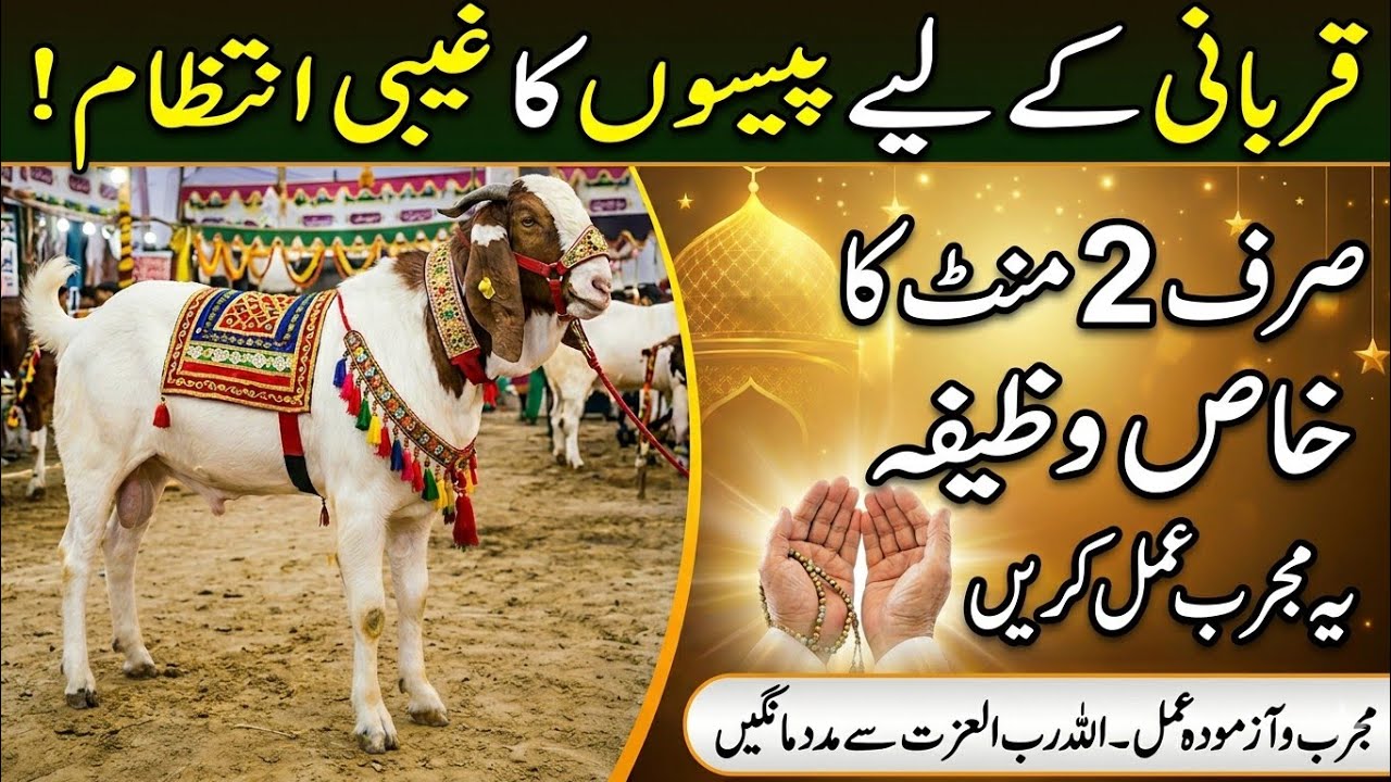 مال و دولت کی بارش کرنے والا وظیفہ#wazifa