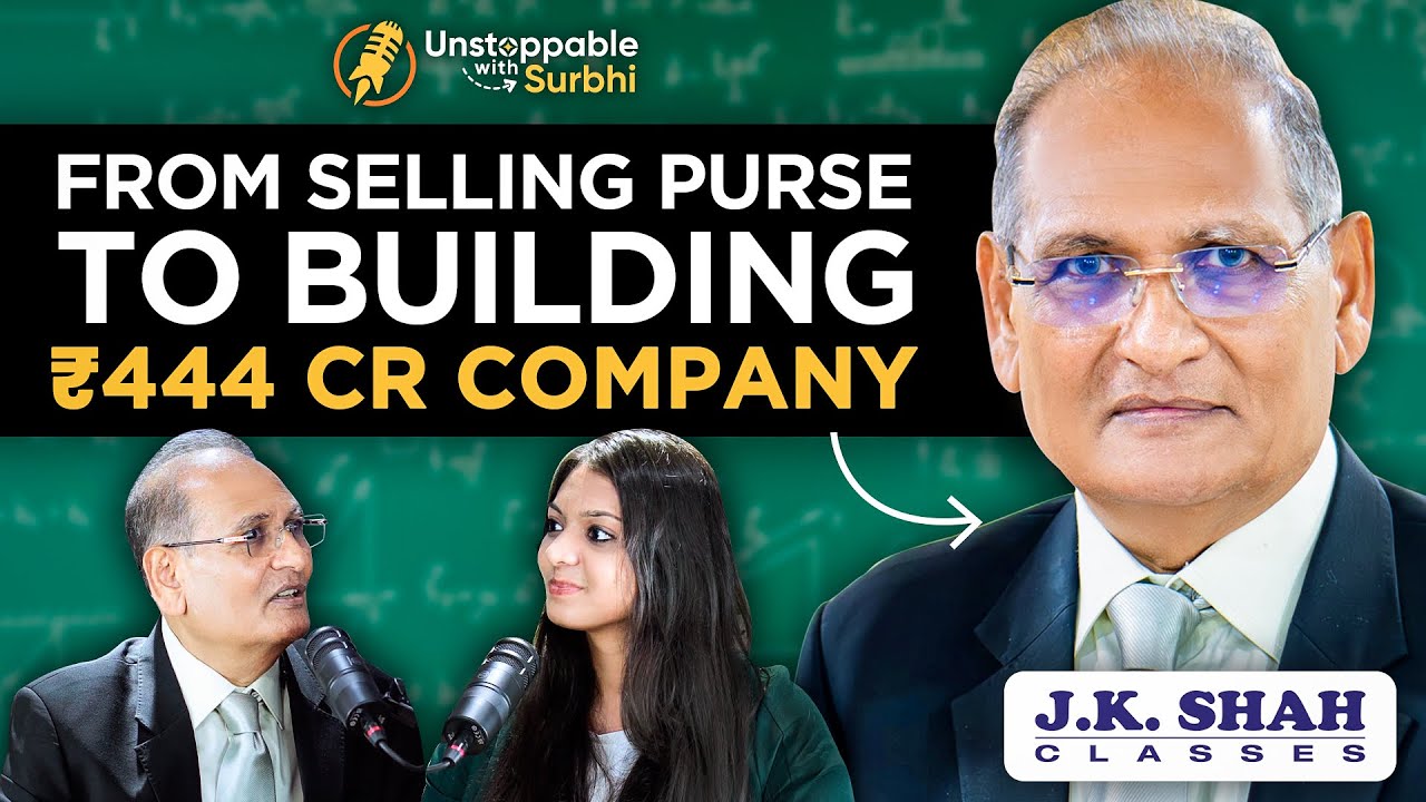 Reality of J.K SHAH Classes EXPOSED | Building a Rs 444 Crore company🤯| JK Shah Sir@Surbhigandhi99
