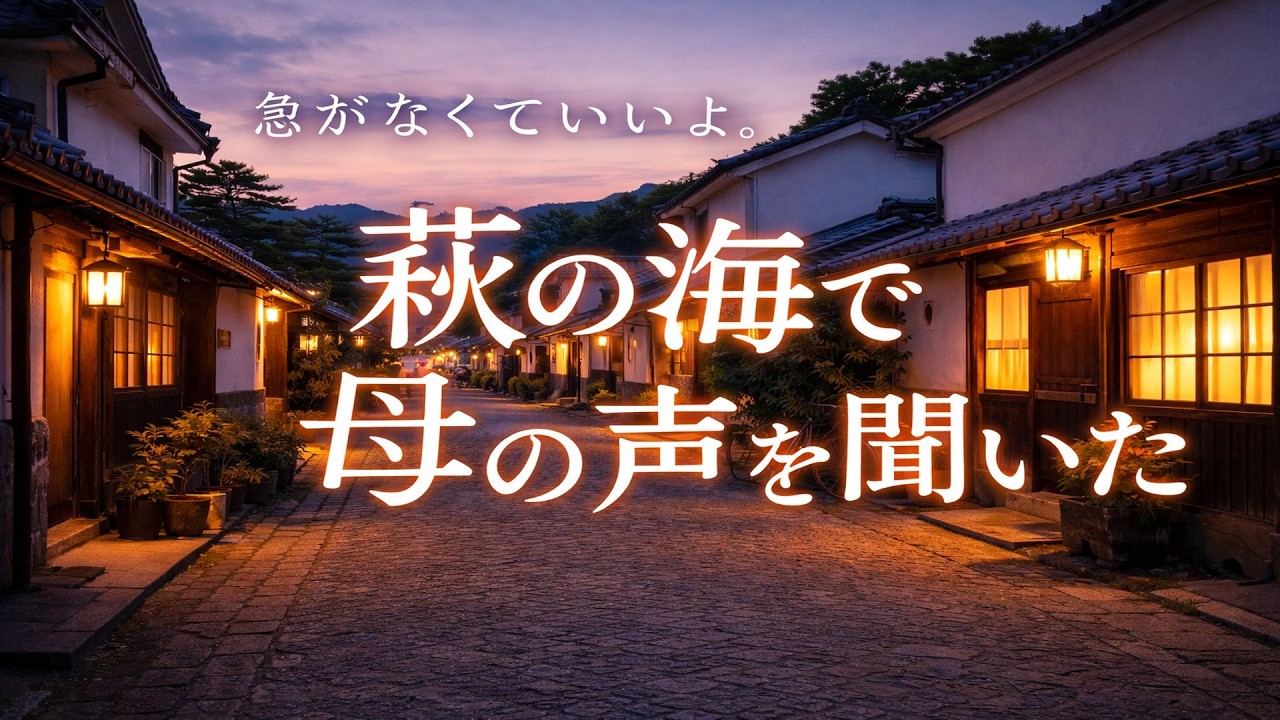 【朗読】萩の海で、母の声を聞いた