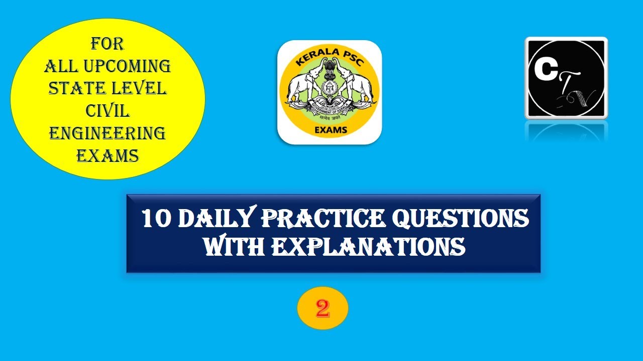 CTV#15, 10 DAILY PRACTICE QUESTIONS WITH EXPLANATIONS||KPSC CIVIL UPCOMING EXAMS