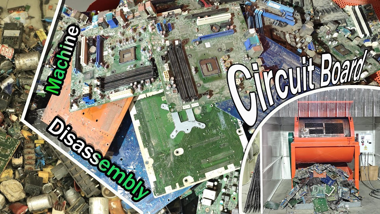 Perfect Component Separation: See Our PCB Dismantling Machine Work