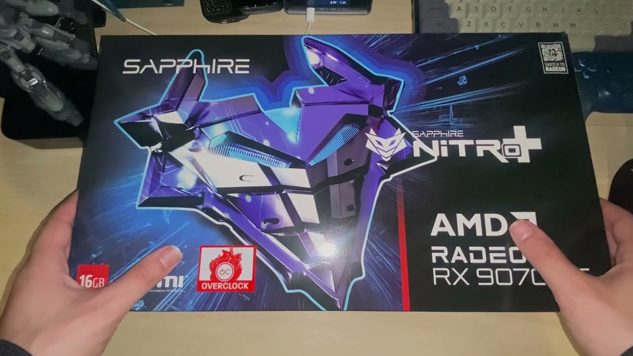Unboxing the NEW 9070 XT NITRO+ (ft. ROGUE PORT COVER)