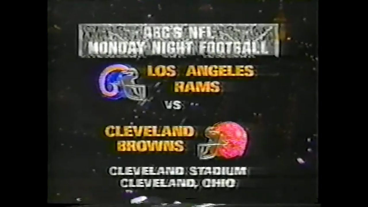 1987-10-26 Los Angeles Rams vs Cleveland Browns