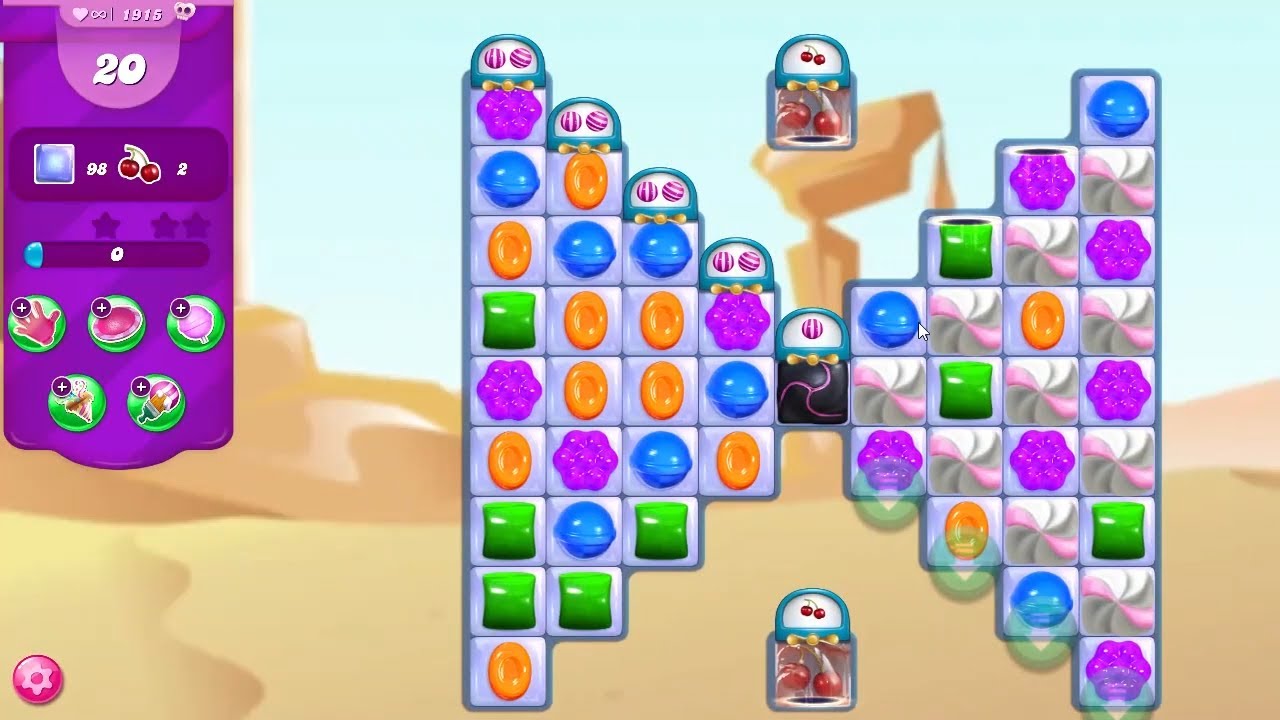 Candy Crush Saga LEVEL 1915 NO BOOSTERS (new)