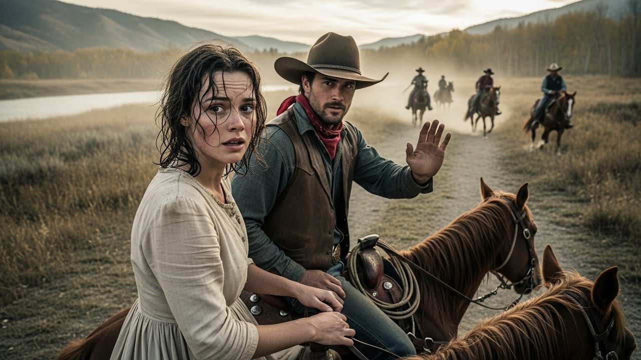 She Was Trying To Outrun Men On Horseback, The Cowboy Cut Them Off And Sent Them Packing