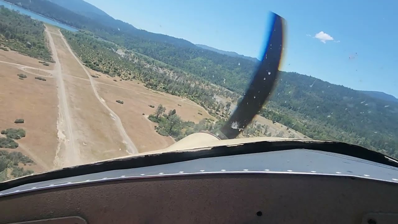 Murphy Rebel Elite landing at Gravelly Valley