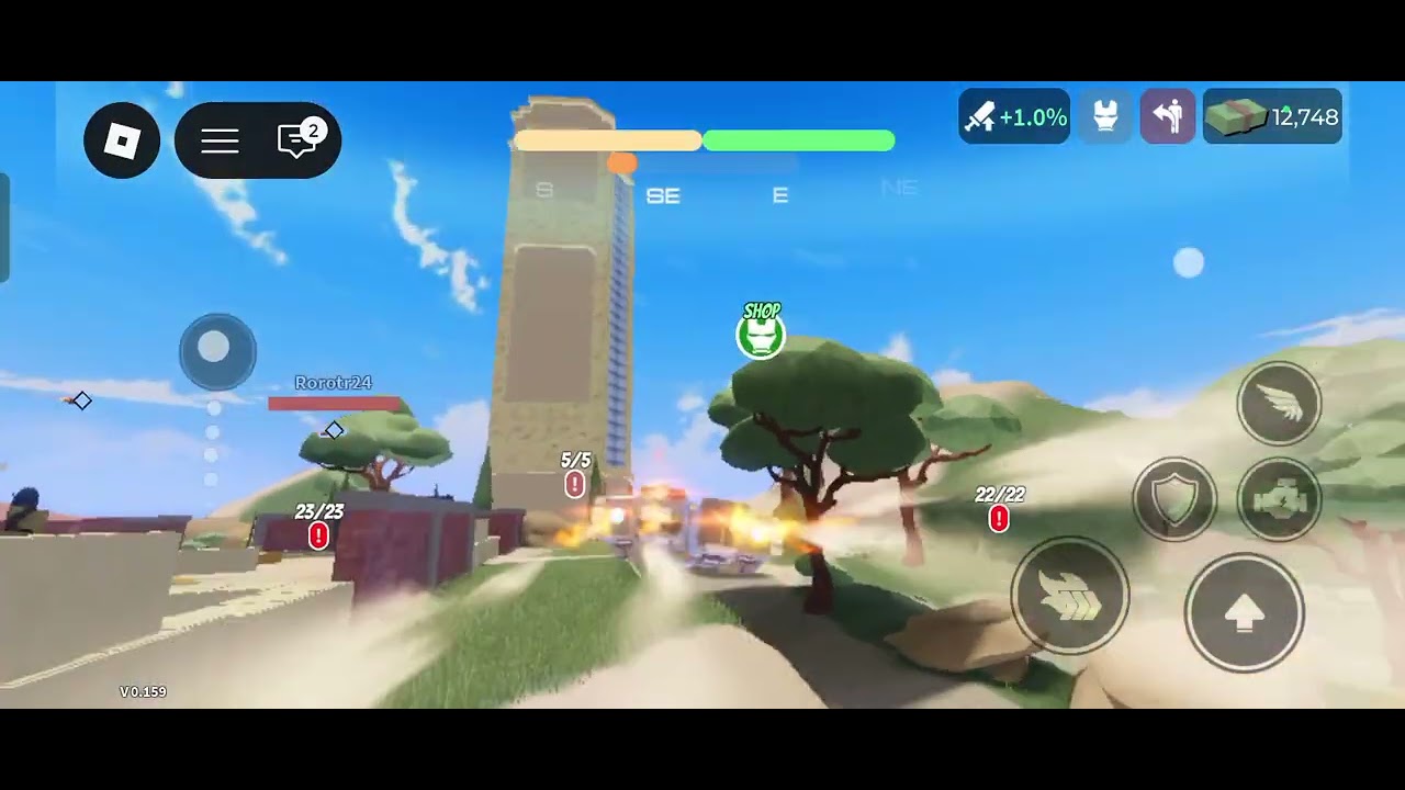 First Roblox game video