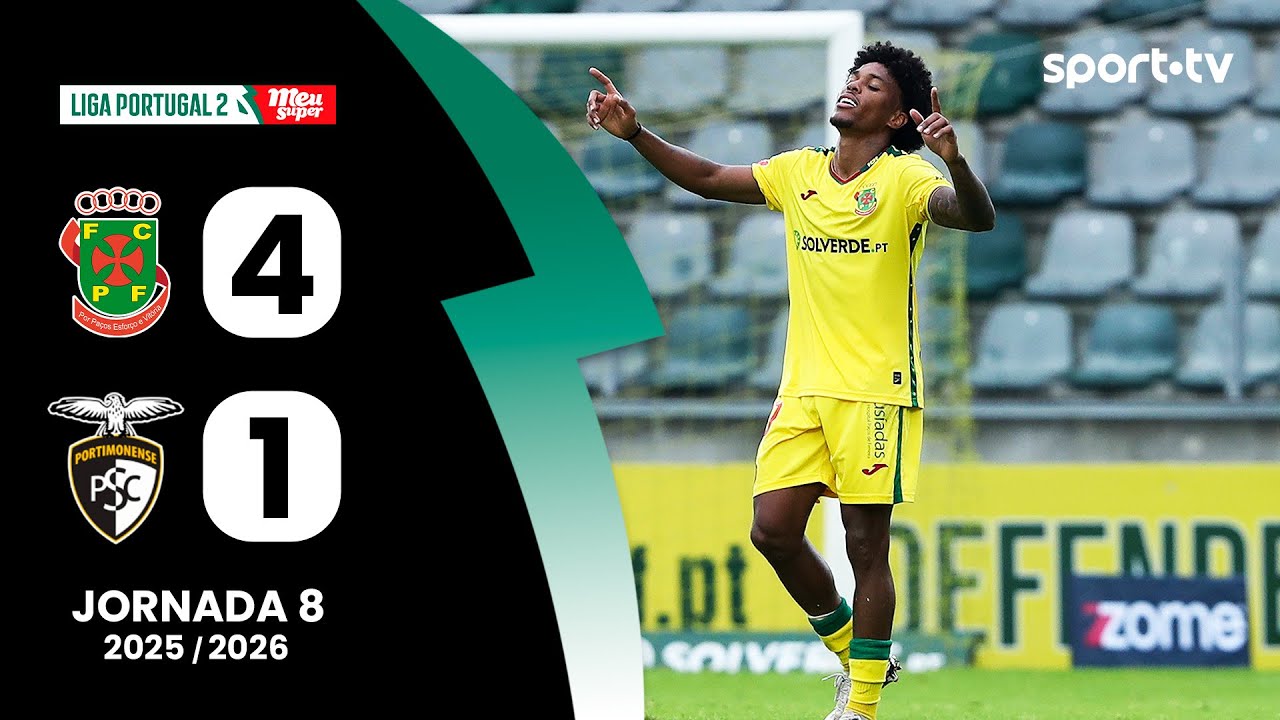 Resumo: P. Ferreira 4-1 Portimonense - Liga Portugal Meu Super | sport tv
