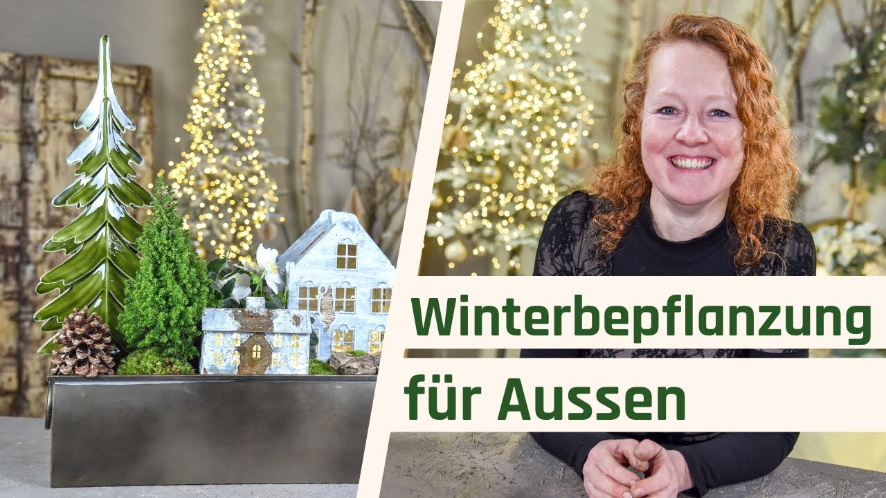 Deko vor der Haustür | Winterdeko draußen | Lichthaus