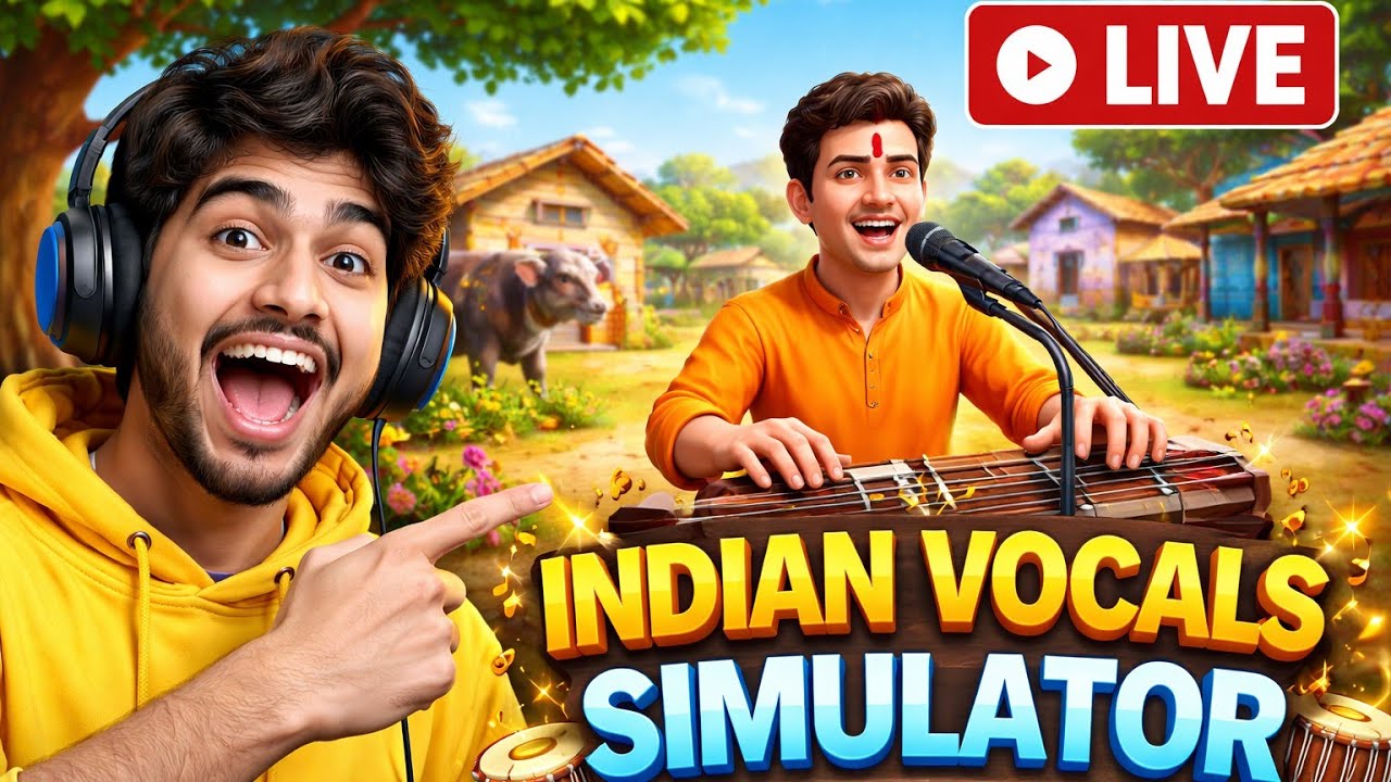Sachin King vs Swaraj Indian vocals simulator 3D game live stream