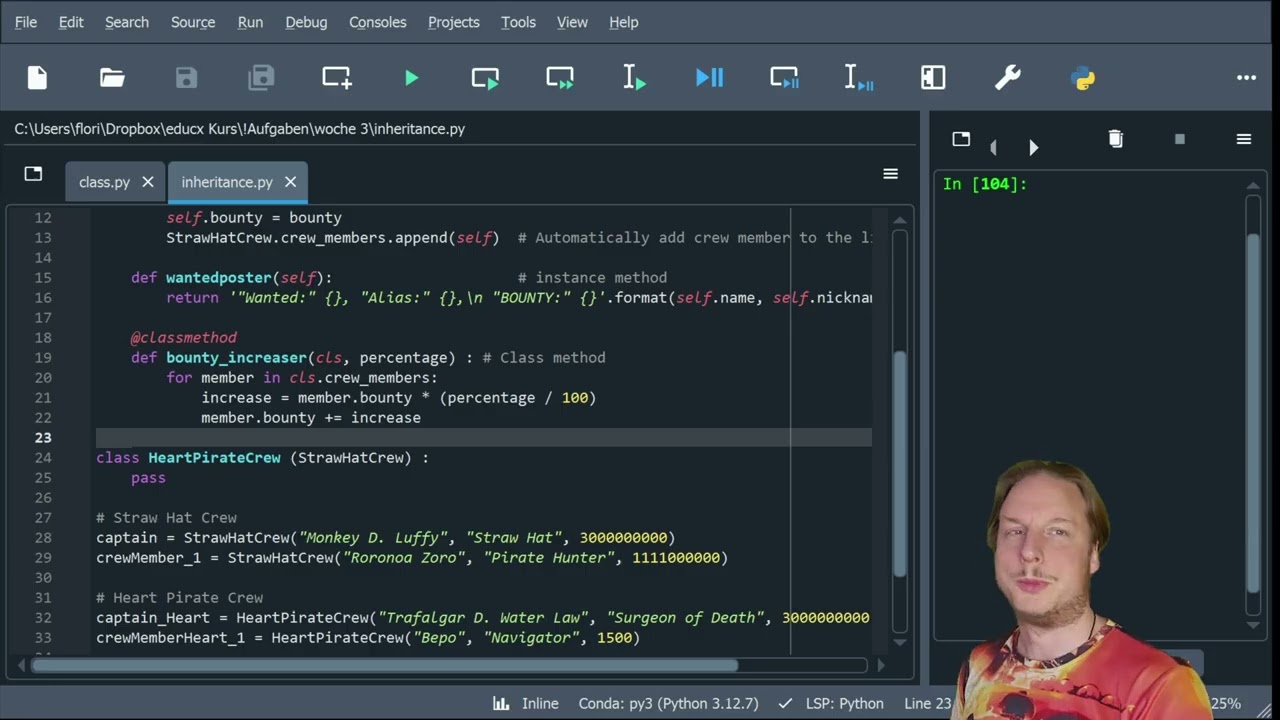 🏴&zwj;☠️ Set sail for the next big adventure in Object-Oriented Programming (OOP) &ndash; inheritance! 🌊🍖
