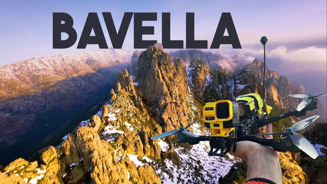 Sunrise aux Aiguilles de BAVELLA en drone FPV