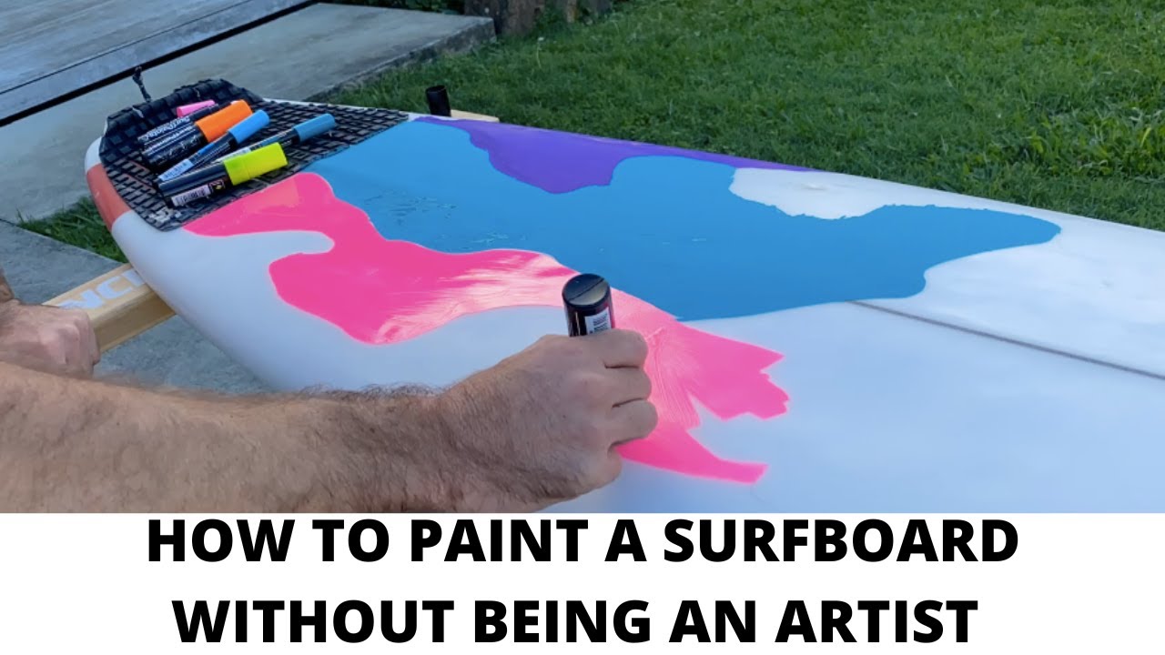 Surfboard Art - How To Paint Your Surfboard Without Being An Artist (Part 1)