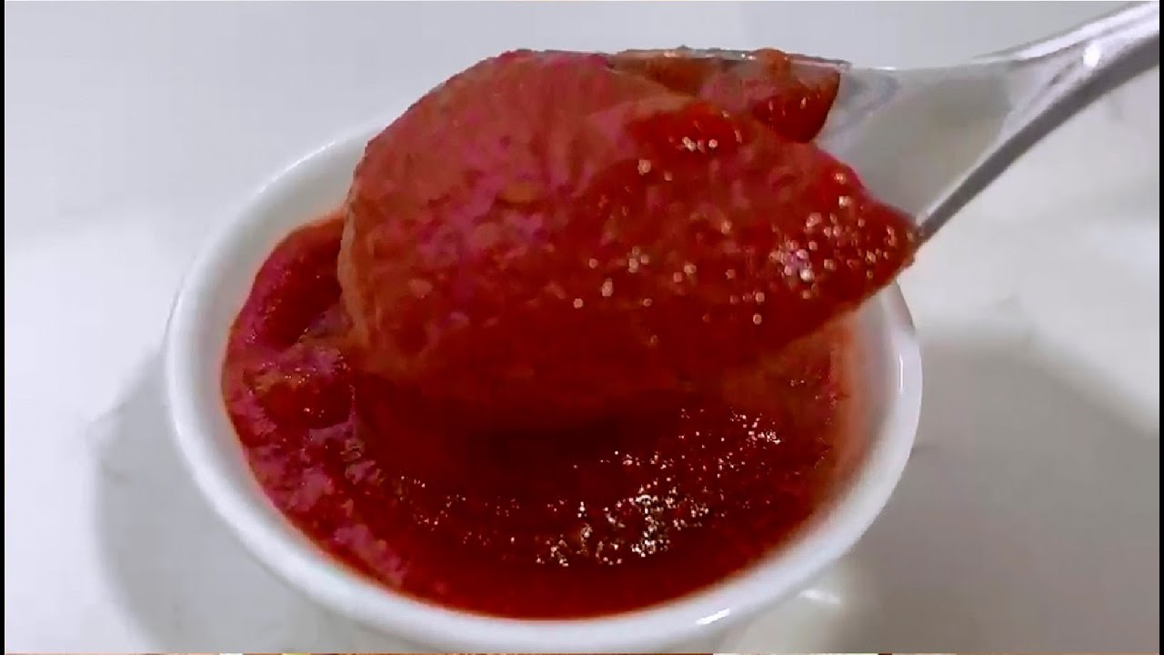 La mejor receta de  ketchup casero