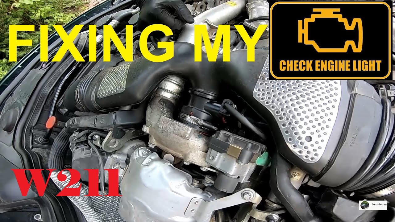 Устранение низкого давления наддува и индикатора «Check Engine» на моем Mercedes W211 320CDI om642