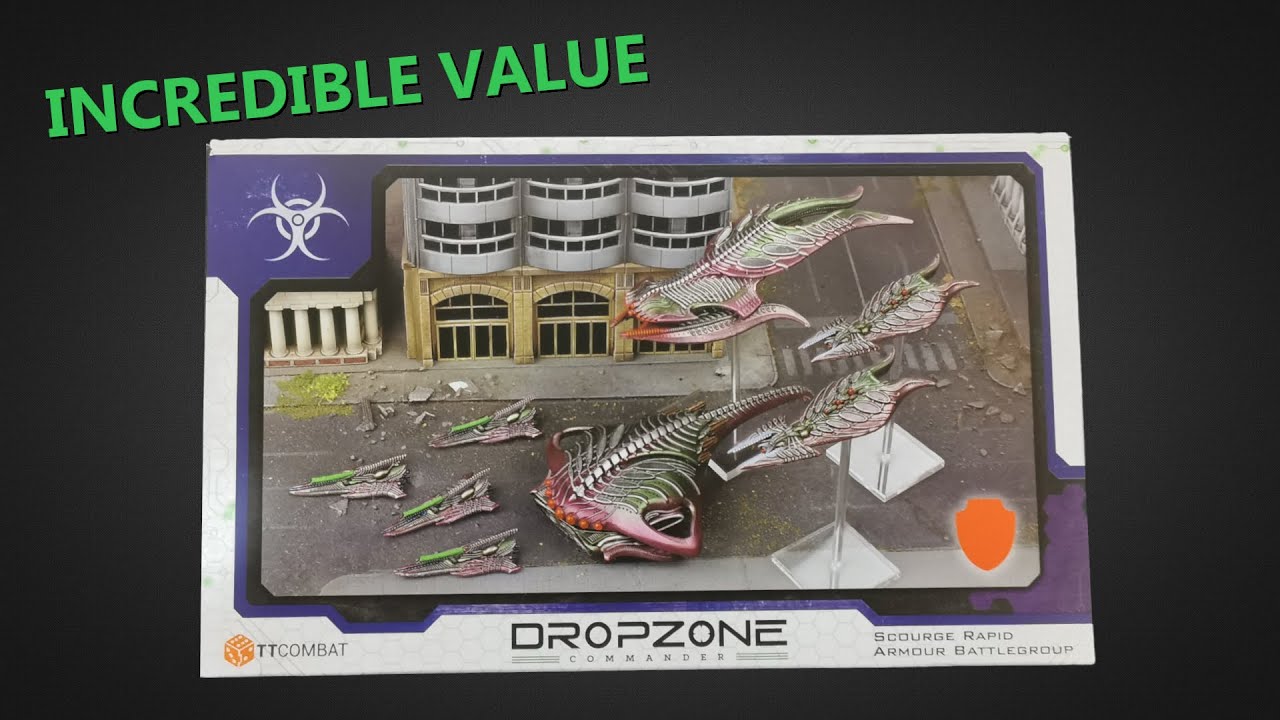 Dropzone Commander: Scourge Rapid Armour Battlegroup Unboxing