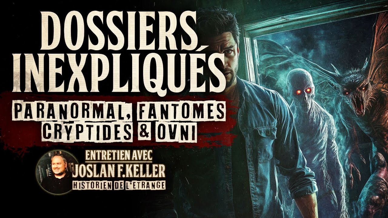 Cryptides, Fantômes, Paranormal, Ovnis : Dossiers inexpliqués avec Joslan F. Keller