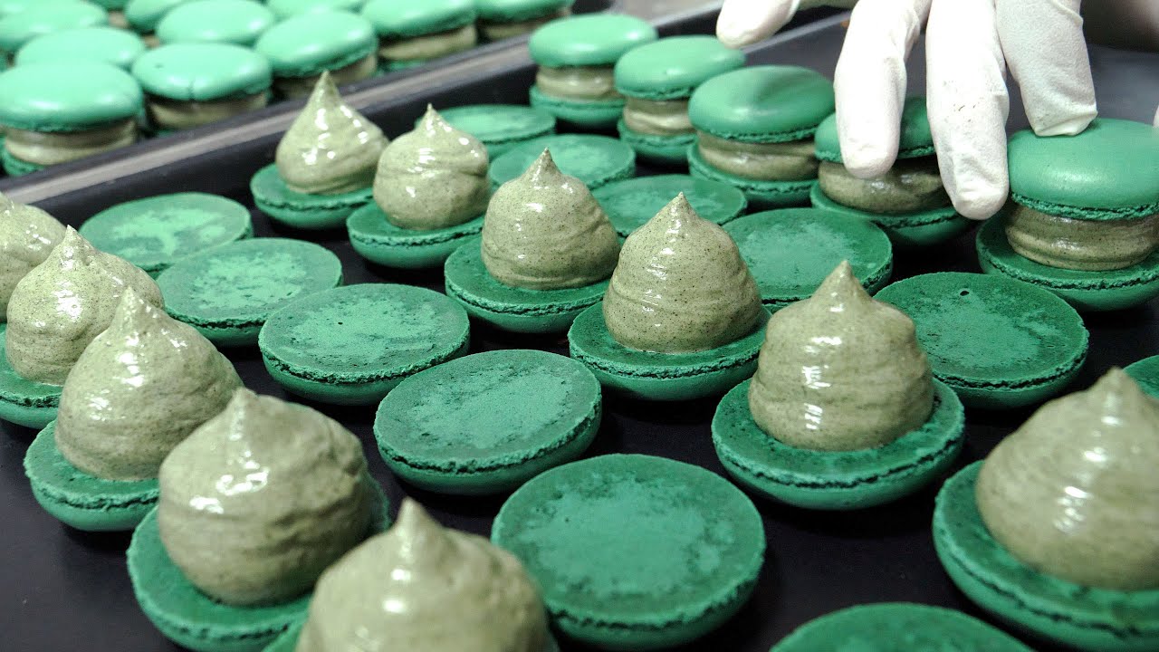 How super soft Korean style Macaron, is making | Dessert Food