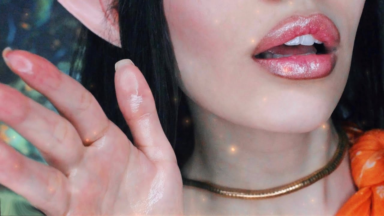 Fairy Ear Massage ASMR 🧚‍♀️ Soft Oil Dripping 💧+ Gentle Ear Attention for Sleep