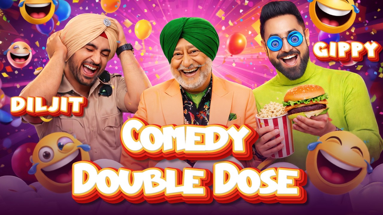 Comedy Double Dose | Diljit & Gippy | Best Comedy Scenes | New Punjabi Movies 2026