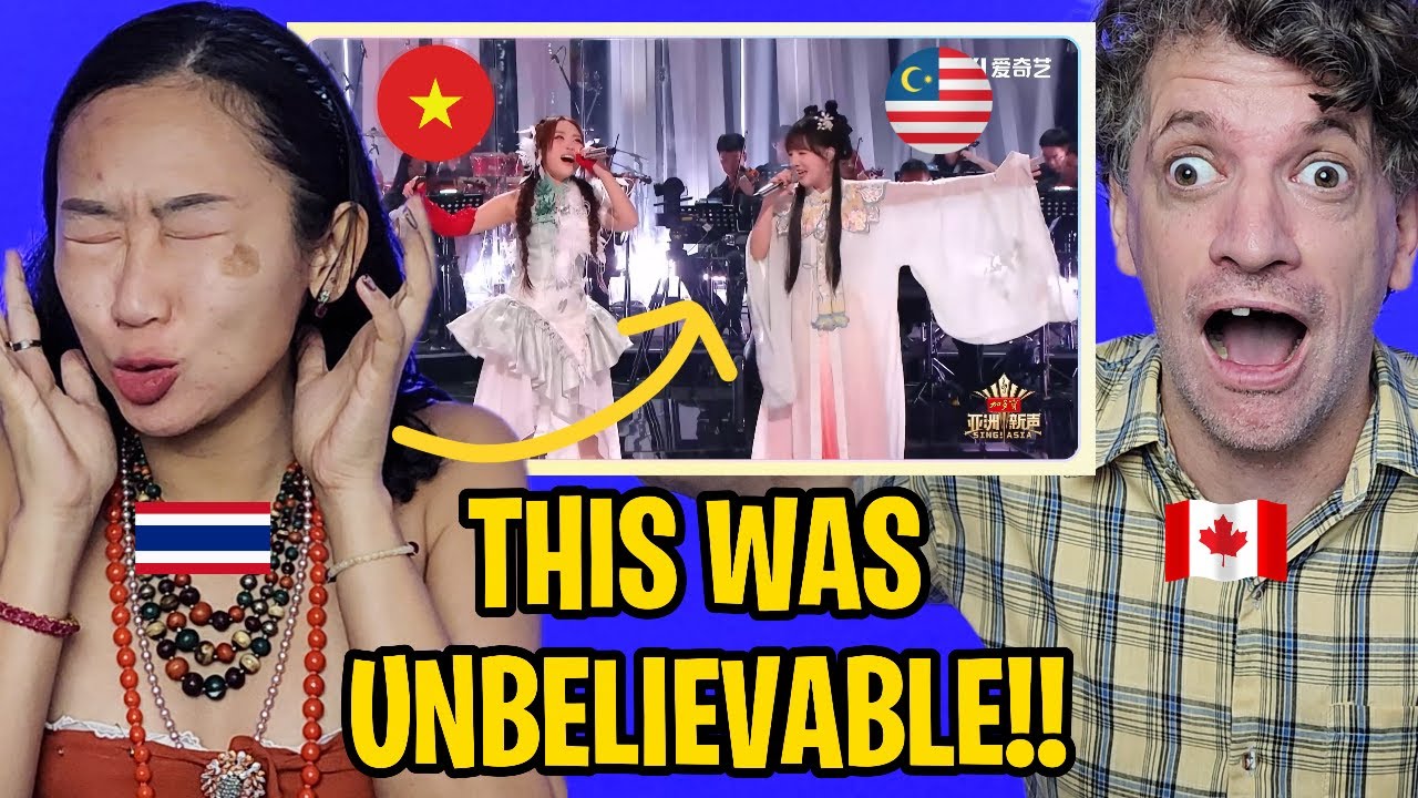 Reaction to Phương Mỹ Chi x Kelou - Mashup Túy Âm x Lục Hải Vi Vương | Live Performance | Sing!Asia