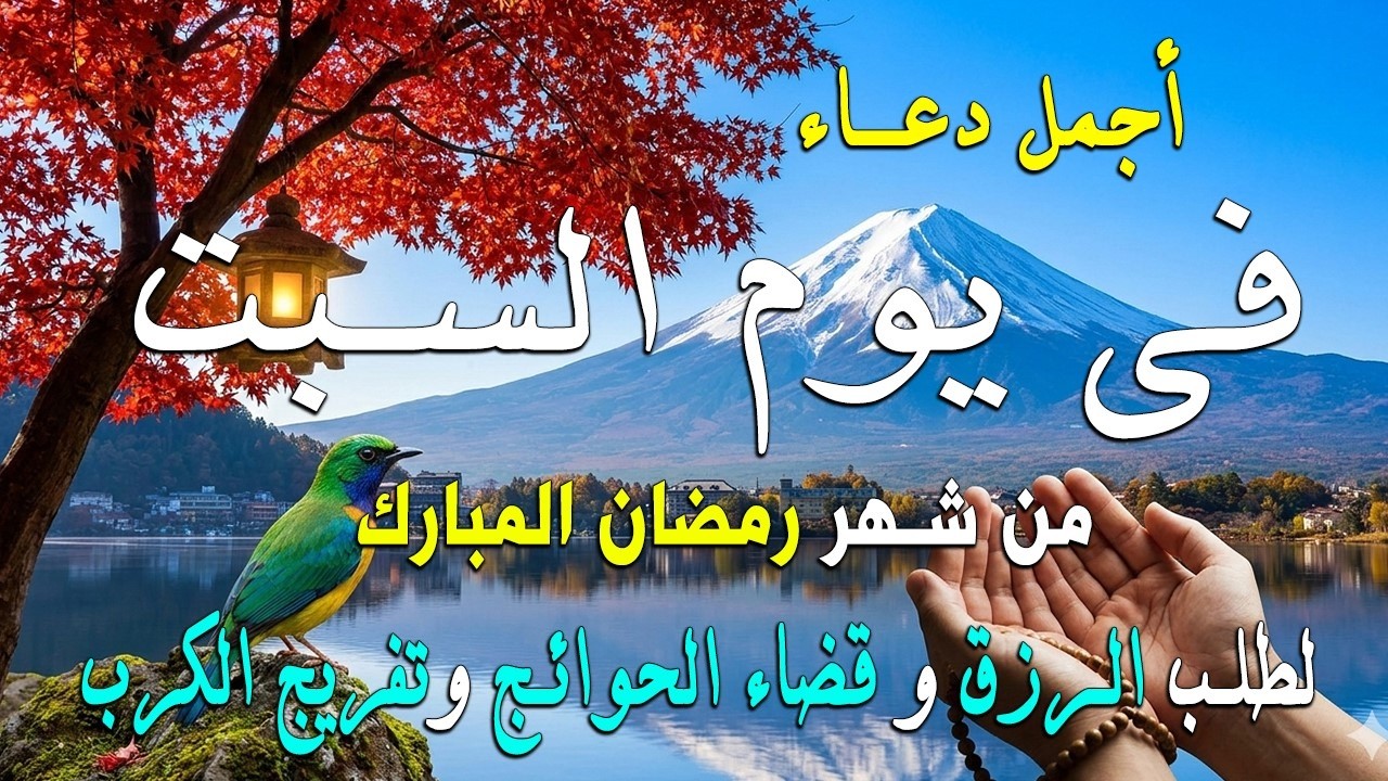 دعاء فى يوم الخميس  المستجاب دعاء في يوم 23 من شهر رمضان للرزق والشفاء العاجل وقضاء الحوائج 🤲(4k)