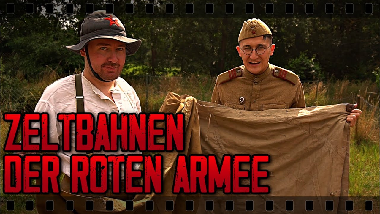 Die Zeltbahn der Roten Armee - Russische Zeltbahnen im Wandel der Zeit