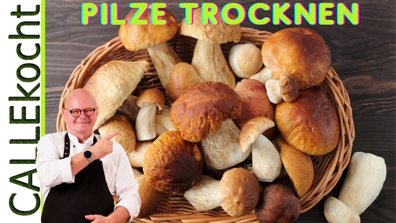 Pilze putzen & trocknen &ndash; f&uuml;r vollen Pilzgenuss das ganze Jahr!