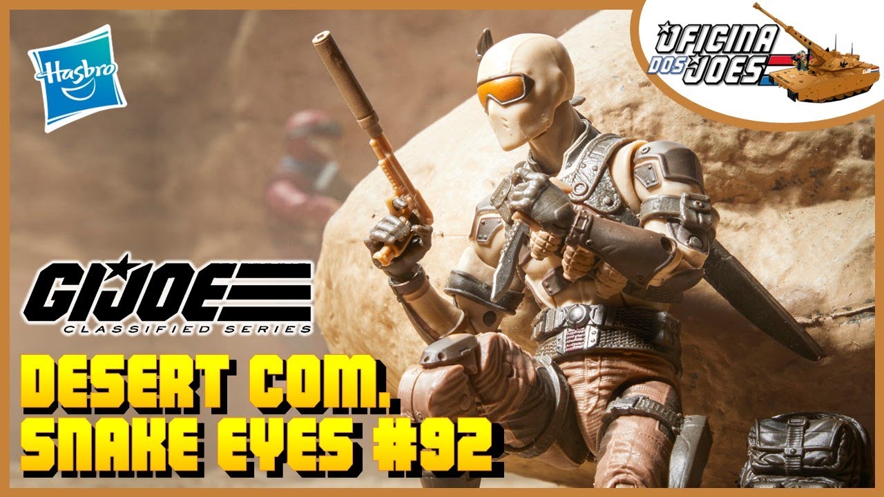 Desert Commando Snake Eyes - GIJoe Classified - Review em PT/BR