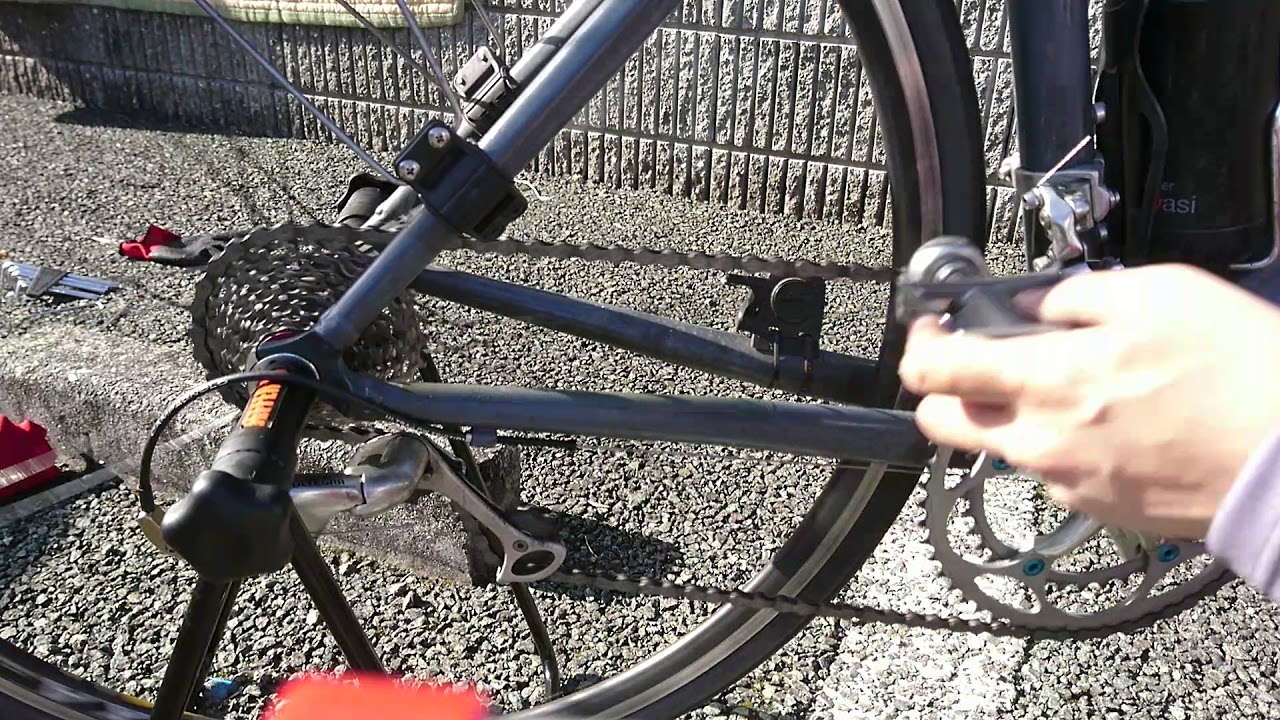 シマニョーロ変速動画 - Veloce(10s) + RD-6500(9s) + CS-HG50-9 (9s)