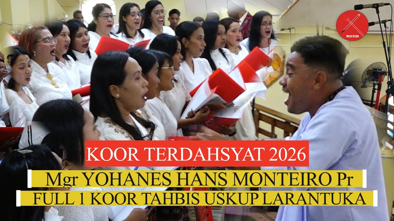 FULL KOOR  KATOLIK Perayaan Tahbisan Uskup Larantuka Mgr. Yohanes Hans Monteiro