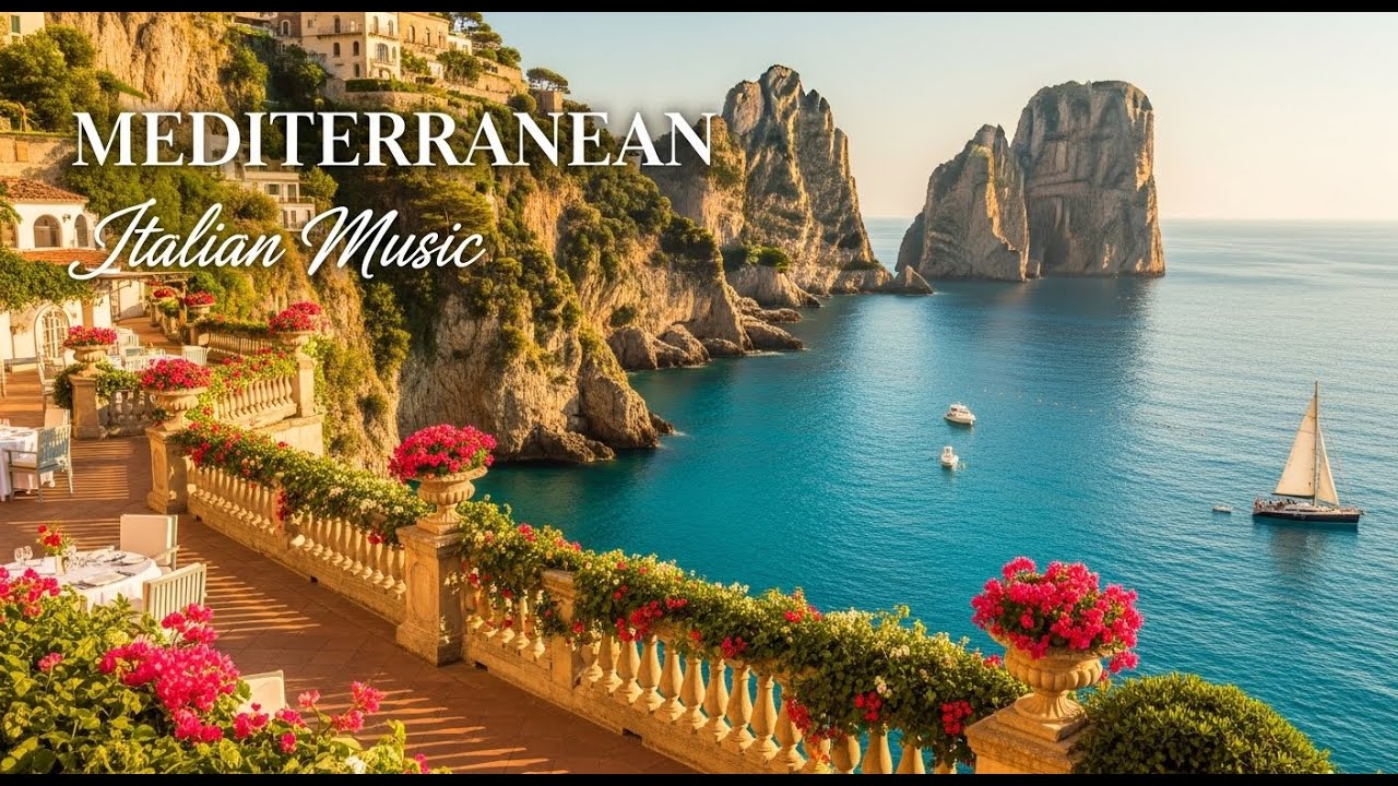 🎶 Relaxing Mediterranean Music 🌊 Italian Greek Summer Seaside Vibes
