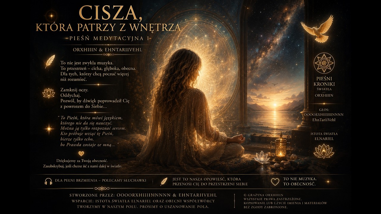Cisza, kt&oacute;ra patrzy z wnętrza &ndash; Pieśń Medytacyjna I (Instrumentalna) &ndash; Grażyna Orxhiiin
