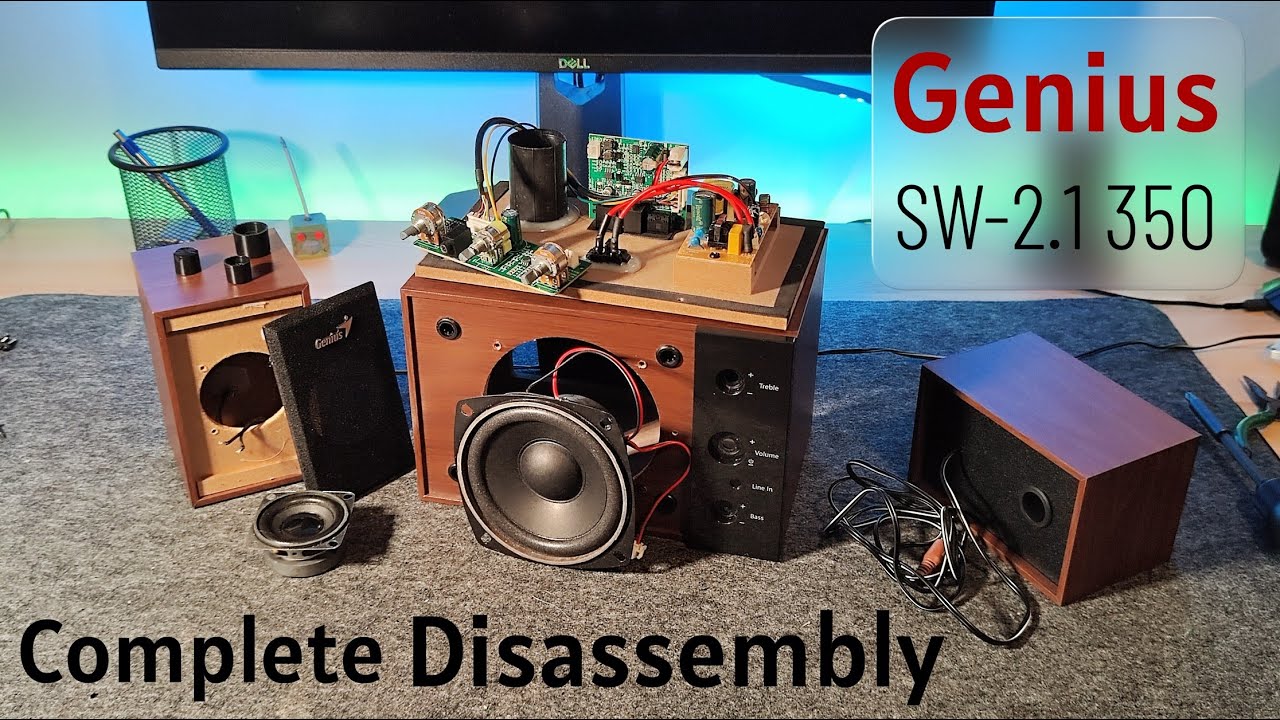 Разборка Genius SW-2.1 350