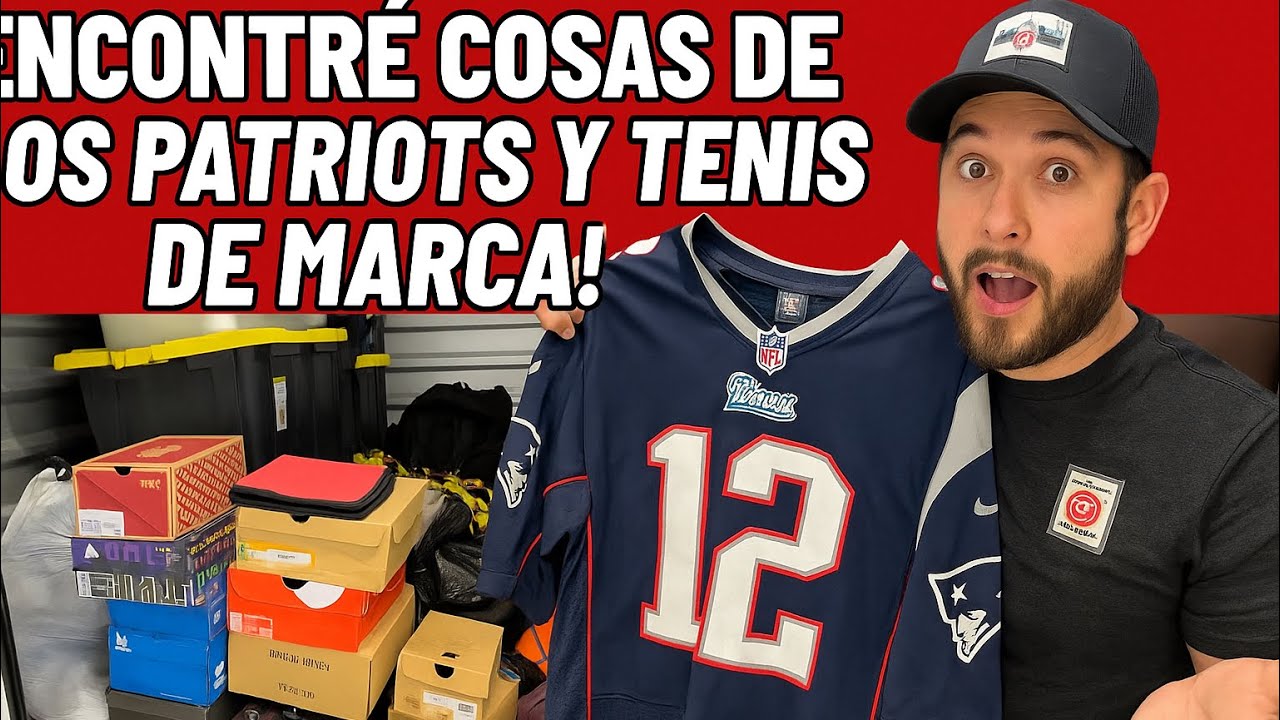 Abro Unidad de Almacenamiento con Yeezys, Nike yJersey NFL - ¡Tremendo Hallazgo!😳 #NFL