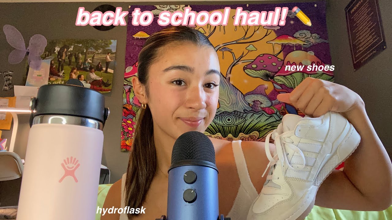 ASMR what I got for back to school!