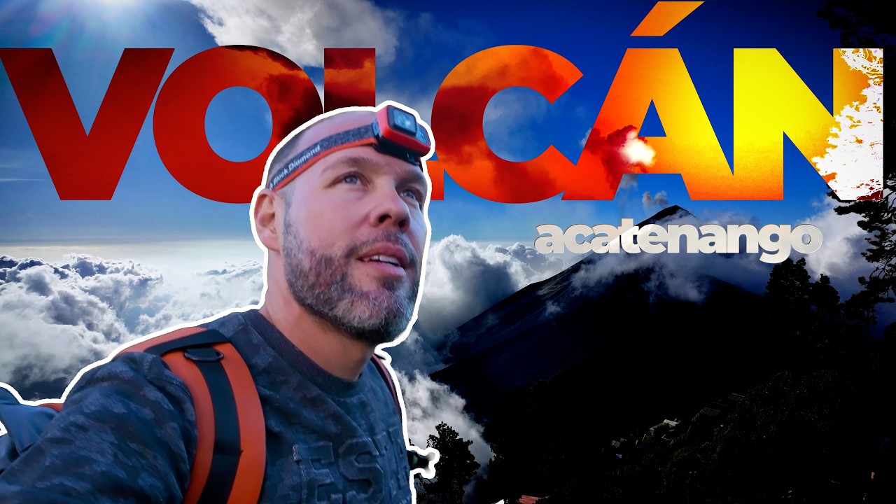 NO ESTABA PREPARADO PARA ESTO ACATENANGO Y EL VOLCÁN DE FUEGO EN ERUPCIÓN