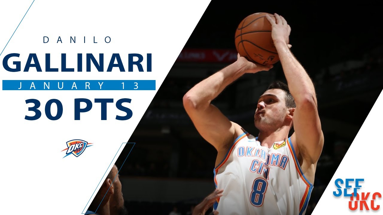 Danilo Gallinari's Full Highlights: 30 PTS vs Wolves | 2019-20 NBA Season - 1.11.20